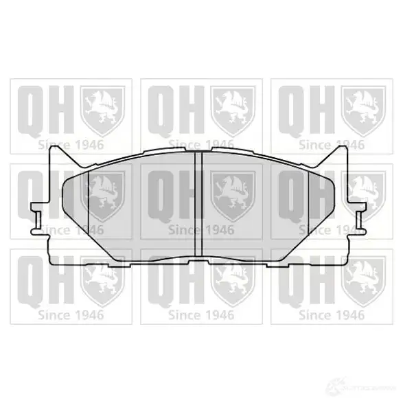 Тормозные колодки, комплект QUINTON HAZELL 243 50 O52FMH3 bp1611 650664 изображение 0