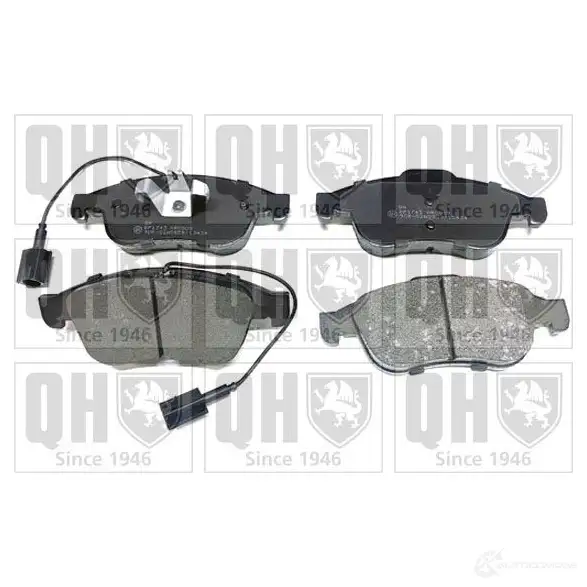 Тормозные колодки, комплект QUINTON HAZELL bp1743 2PS9F 0 650799 5050438306859