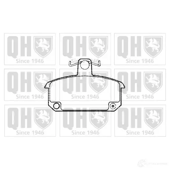 Тормозные колодки, комплект QUINTON HAZELL 71V0I 650924 20 671 bp202