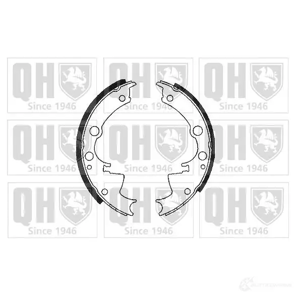 Барабанные тормозные колодки, комплект QUINTON HAZELL bs719 5016593017603 U PBGJ 651874 изображение 0