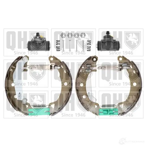 Барабанные тормозные колодки, комплект QUINTON HAZELL bs819k3 F F09COF 5050438349863 651979