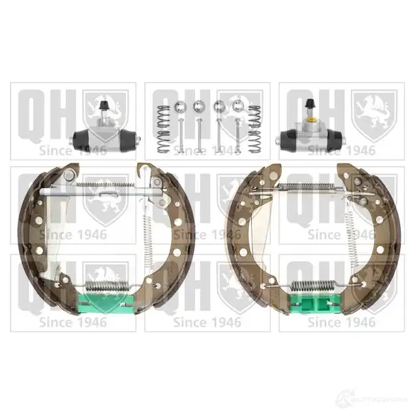Барабанные тормозные колодки, комплект QUINTON HAZELL 5050438349993 652006 bs836k3 NIWMY 2