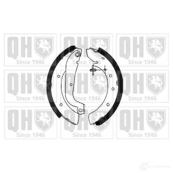Барабанные тормозные колодки, комплект QUINTON HAZELL 5016593332461 HTK 77 652079 bs904