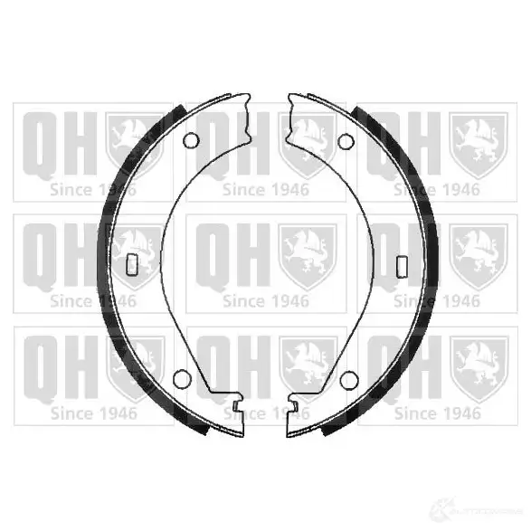 Тормозные колодки ручника, комплект QUINTON HAZELL 5016593243439 bs811 651968 I02 GBP3 изображение 0