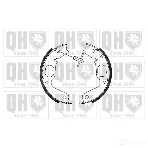 Тормозные колодки ручника, комплект QUINTON HAZELL bs1096 5016593662384 651563 TQ TK3 изображение 0