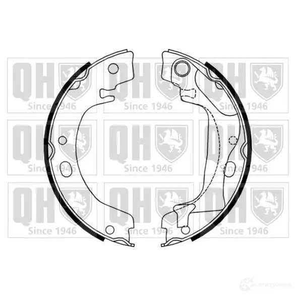 Тормозные колодки ручника, комплект QUINTON HAZELL bs1186 5050438165234 51WTPY K 651696