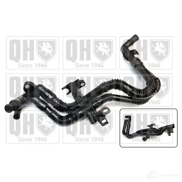 Трубка охлаждающей жидкости QUINTON HAZELL DD3D7 2 5050438455144 1424350381 qth880cf