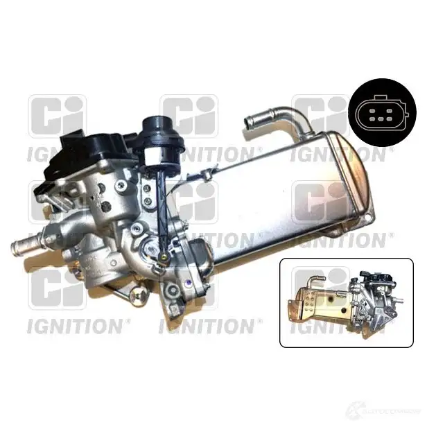 Клапан ЕГР QUINTON HAZELL 694318 8 ZNN2UV xegr204 5022515160258