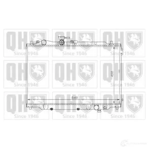 Радиатор охлаждения двигателя QUINTON HAZELL 5016593369214 qer1149 MS2QW PU 669909