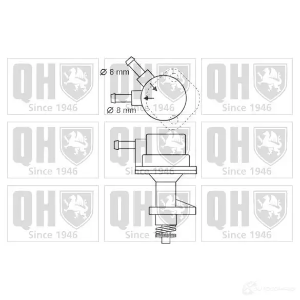 Топливный насос QUINTON HAZELL 5016593141209 MRF L3 673253 qfp133 изображение 1