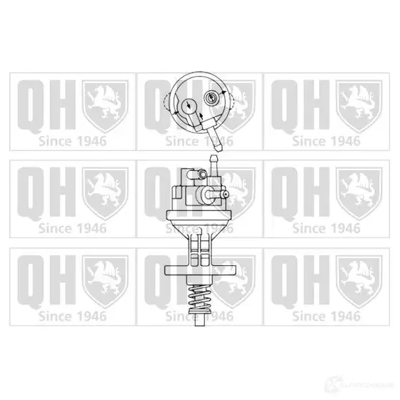 Топливный насос QUINTON HAZELL K ETZ7 5016593304499 673331 qfp300