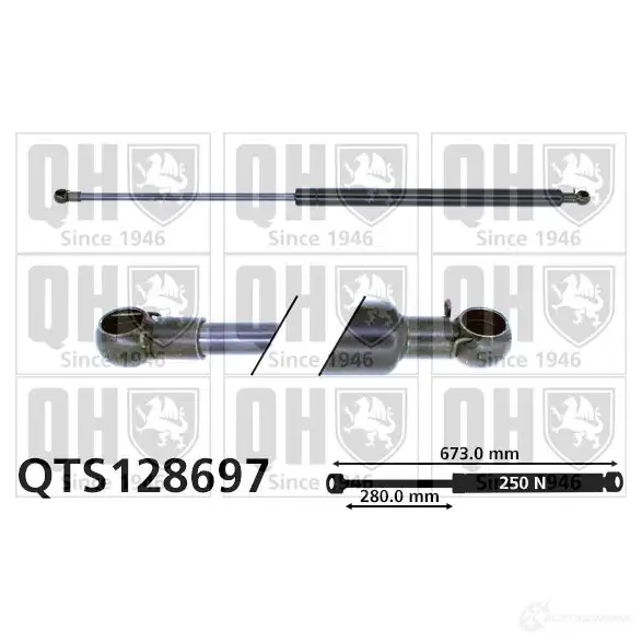 Амортизатор капота QUINTON HAZELL 5016593851498 688665 OG0N9X W qts128697