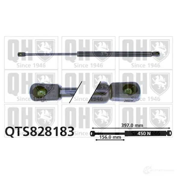 Амортизатор капота QUINTON HAZELL 689008 5050438403237 OUJ1 V qts828183