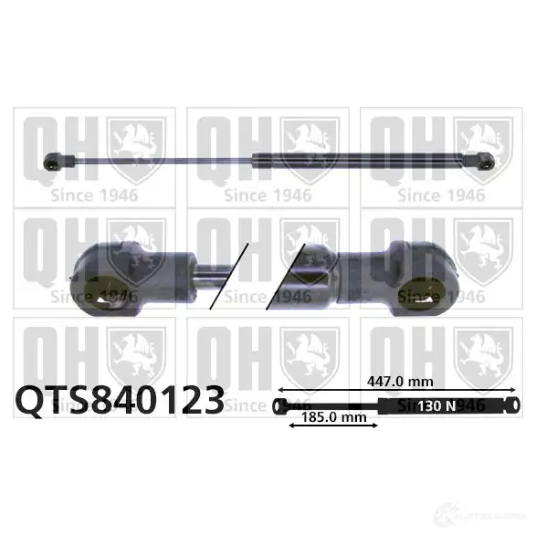 Амортизатор заднего стекла QUINTON HAZELL 5050438256680 QZ DEOW2 689200 qts840123