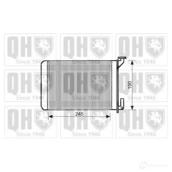 Радиатор печки, теплообменник QUINTON HAZELL 5GXKX H 674234 5016593367289 qhr2052