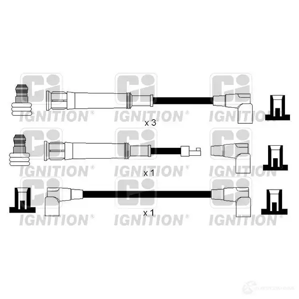 Высоковольтные провода зажигания, комплект QUINTON HAZELL QFR45 7 xc1123 5022515130305 692890 изображение 0