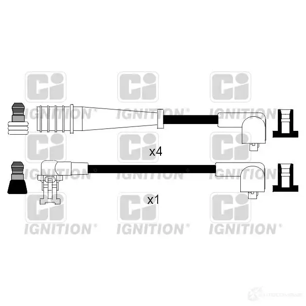 Высоковольтные провода зажигания, комплект QUINTON HAZELL xc145 O6 WKE 5022515045128 693134