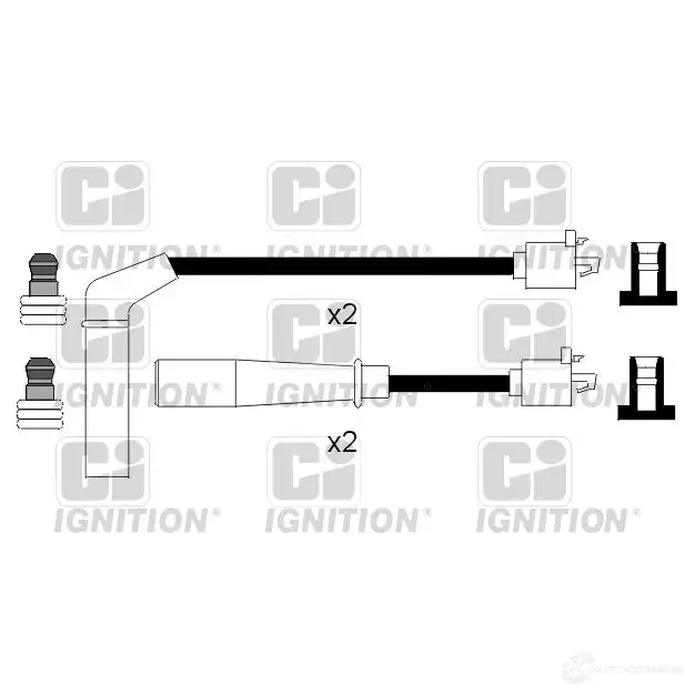 Высоковольтные провода зажигания, комплект QUINTON HAZELL 5022515109868 xc781 693572 PX0 IN
