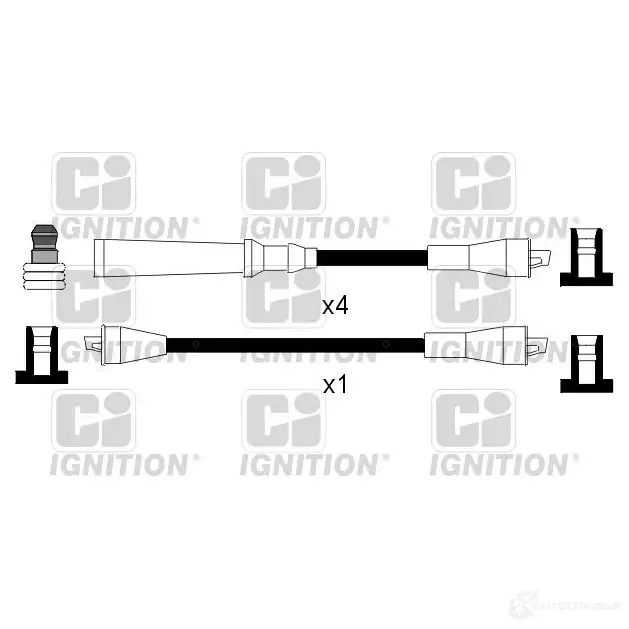 Высоковольтные провода зажигания, комплект QUINTON HAZELL 6R4QG G 5022515059880 693412 xc265 изображение 0