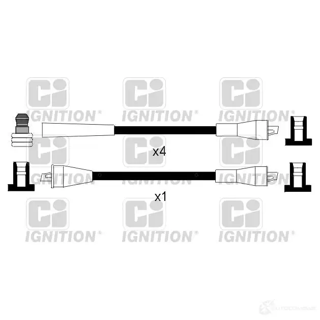 Высоковольтные провода зажигания, комплект QUINTON HAZELL 5022515111229 693690 T89N3 X xc917 изображение 0