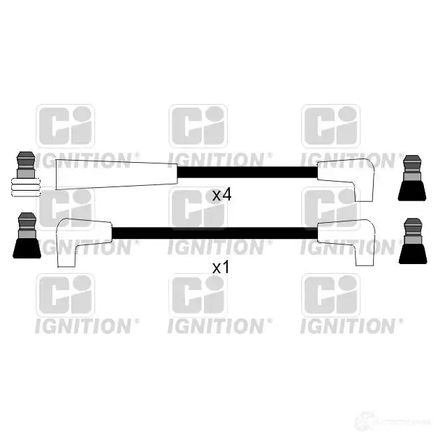 Высоковольтные провода зажигания, комплект QUINTON HAZELL MTC2 4RK xc743 693550 5022515074197