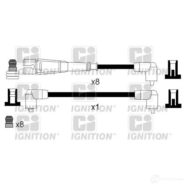 Высоковольтные провода зажигания, комплект QUINTON HAZELL 5022515108717 692803 xc1024 47MV I