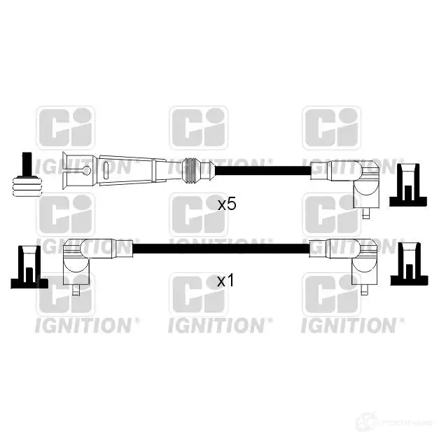 Высоковольтные провода зажигания, комплект QUINTON HAZELL 2QJ1Y9 Z 693738 xc973 5022515111786 изображение 0