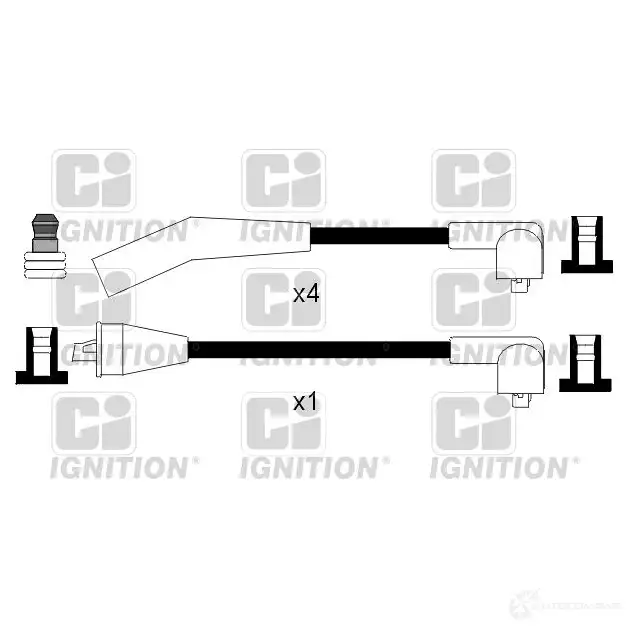 Высоковольтные провода зажигания, комплект QUINTON HAZELL 2R SPE4 692802 xc1022 5022515108694