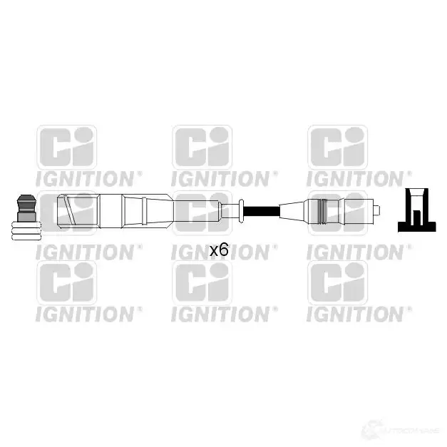 Высоковольтные провода зажигания, комплект QUINTON HAZELL FEI5 Y6I 693472 xc528 5022515069391