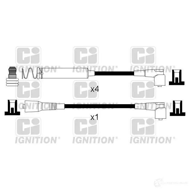 Высоковольтные провода зажигания, комплект QUINTON HAZELL 5022515112004 693757 xc995 6V6 P8 изображение 0