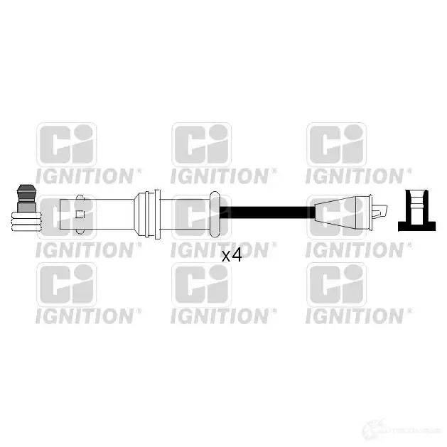 Высоковольтные провода зажигания, комплект QUINTON HAZELL xc812 693601 5022515110178 U93 KC