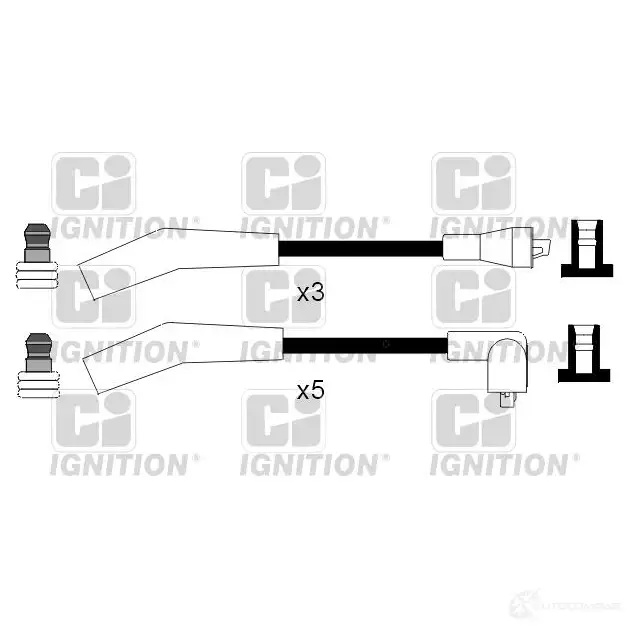 Высоковольтные провода зажигания, комплект QUINTON HAZELL 692810 xc1031 5022515108786 89XIOU 1