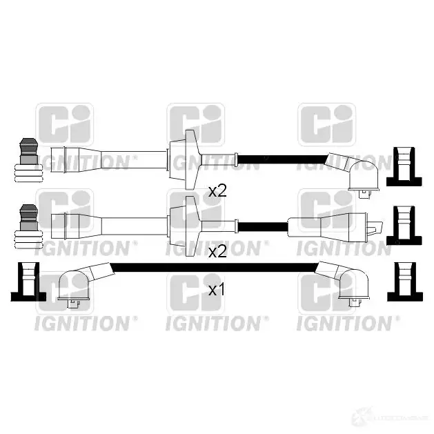 Высоковольтные провода зажигания, комплект QUINTON HAZELL 692808 5022515108762 xc1029 HS R3R изображение 0