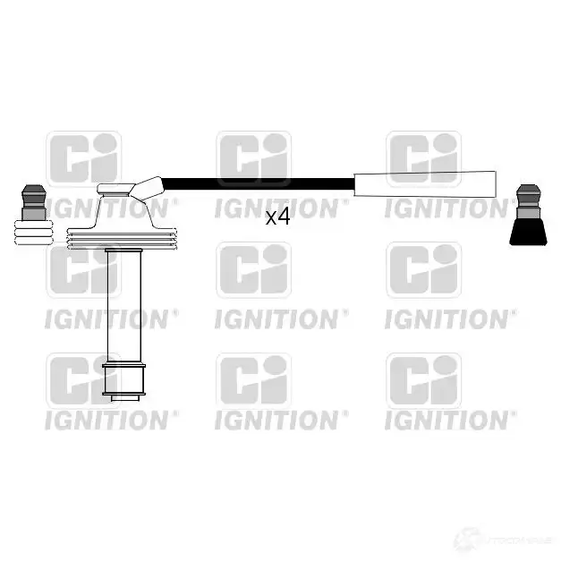 Высоковольтные провода зажигания, комплект QUINTON HAZELL xc865 5022515110703 YO Q1I9D 693648 изображение 0