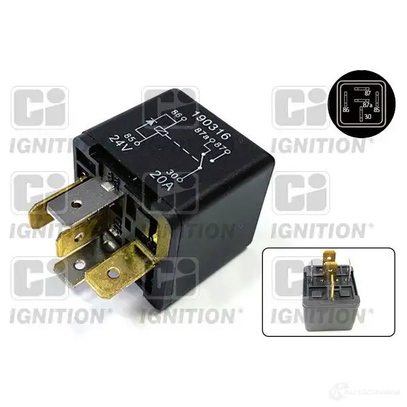 Реле топливного насоса QUINTON HAZELL xrl121 6Y Q8N 5022515068455 697488