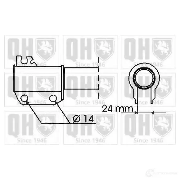 Амортизатор QUINTON HAZELL 5016593595521 641632 129449 D J4GK изображение 1