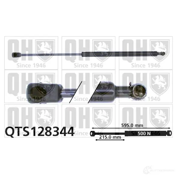 Амортизатор багажника, упор задней двери QUINTON HAZELL qts128344 DQG2Y 8Z 688396 5016593593930