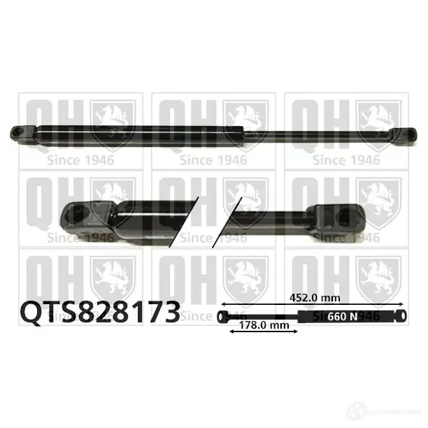 Амортизатор багажника, упор задней двери QUINTON HAZELL 5050438403138 qts828173 688998 N00 2P3N