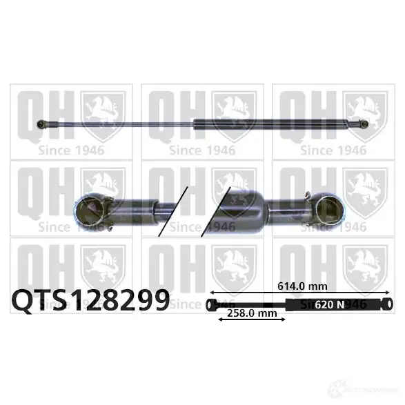Амортизатор багажника, упор задней двери QUINTON HAZELL 688372 qts128299 5016593338647 VKXHA Z