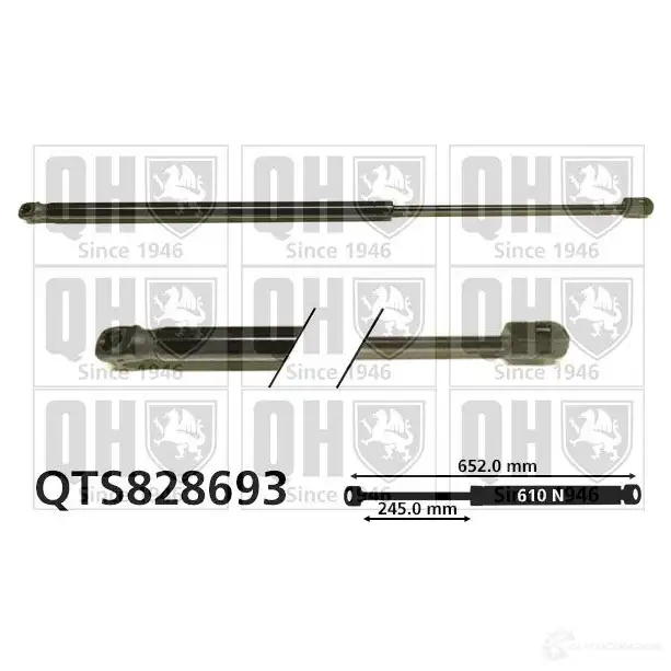 Амортизатор багажника, упор задней двери QUINTON HAZELL qts828693 1437951478 8B0L ZG