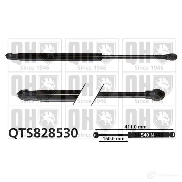 Амортизатор багажника, упор задней двери QUINTON HAZELL qts828530 5050438474466 1424534289 5P E9XUX