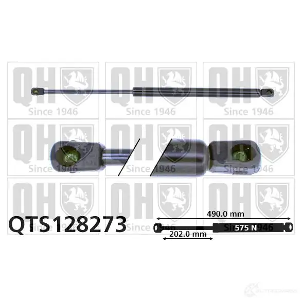 Амортизатор багажника, упор задней двери QUINTON HAZELL qts128273 012 7K 5016593338531 688356