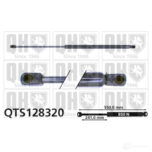 Амортизатор багажника, упор задней двери QUINTON HAZELL qts128320 688379 5016593352001 NZ4O LF