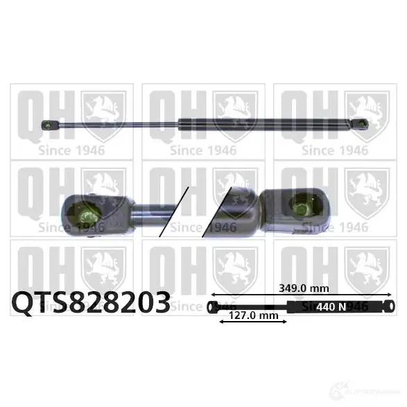 Амортизатор багажника, упор задней двери QUINTON HAZELL 689019 5050438403367 Z8 N6WR qts828203