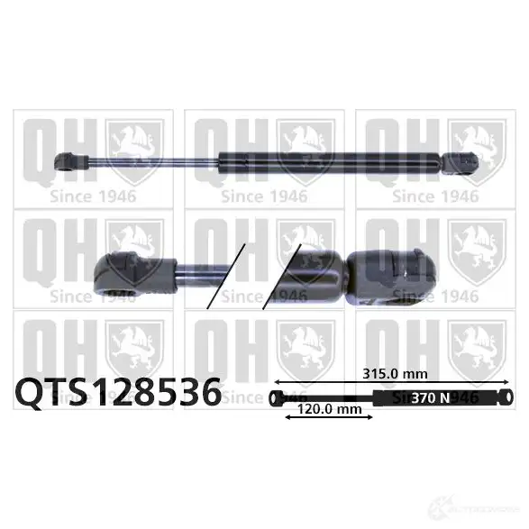 Амортизатор багажника, упор задней двери QUINTON HAZELL qts128536 688532 T3D0HR D 5016593884205