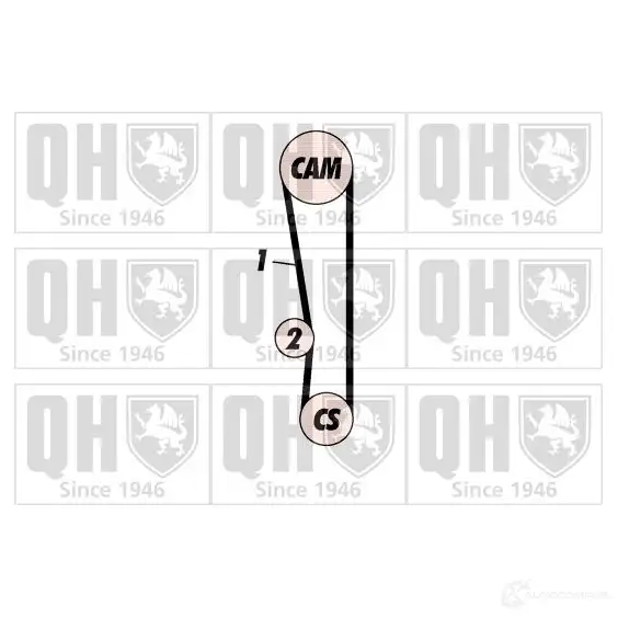Комплект ремня ГРМ QUINTON HAZELL 5016593876989 YSSR J 659349 qbk431 - Изображение 1