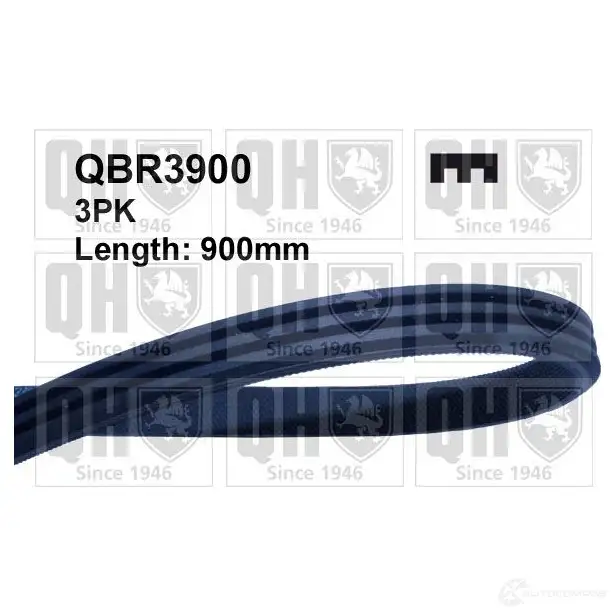 Приводной ремень, поликлиновой QUINTON HAZELL 660038 qbr3900 3PK898 3PK89 7