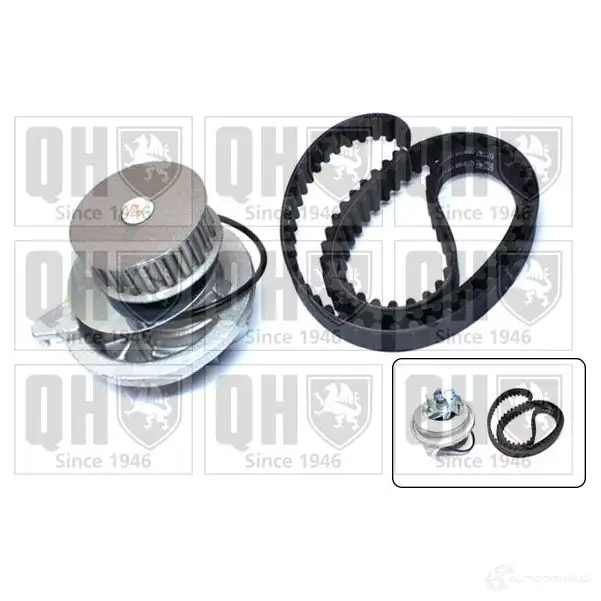 Комплект ремня грм с водяным насосом QUINTON HAZELL qbpk9039 2X0 EQW 659987 5050438162868 - Изображение 1