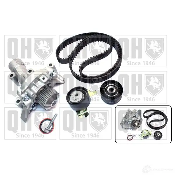 Комплект ремня грм с водяным насосом QUINTON HAZELL qbpk6460 4HK4J R 5050438195781 659890 - Изображение 1