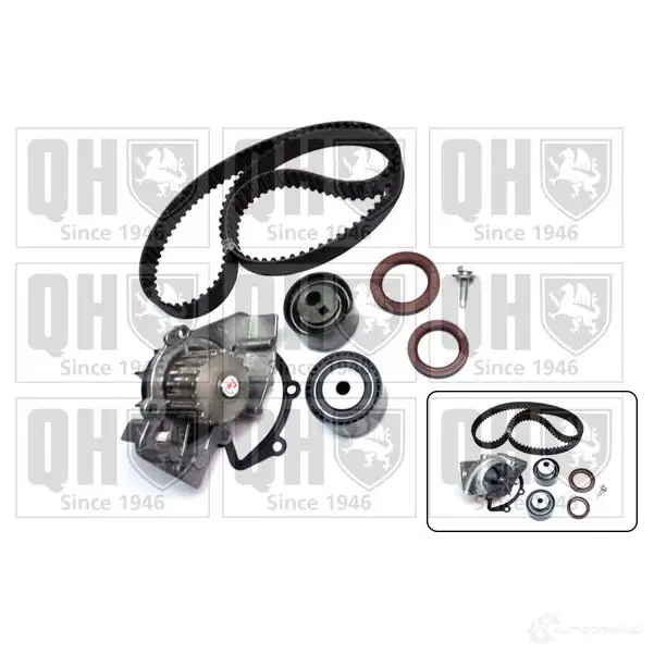Комплект ремня грм с водяным насосом QUINTON HAZELL 5050438035377 qbpk2450 56HQ LU 659802 - Изображение 1